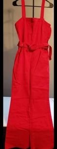 Women's Forever 21 jumpsuit red size Large